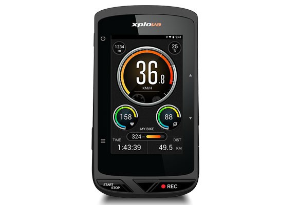 X5 Evo 整合運動攝影機的GPS智慧車錶